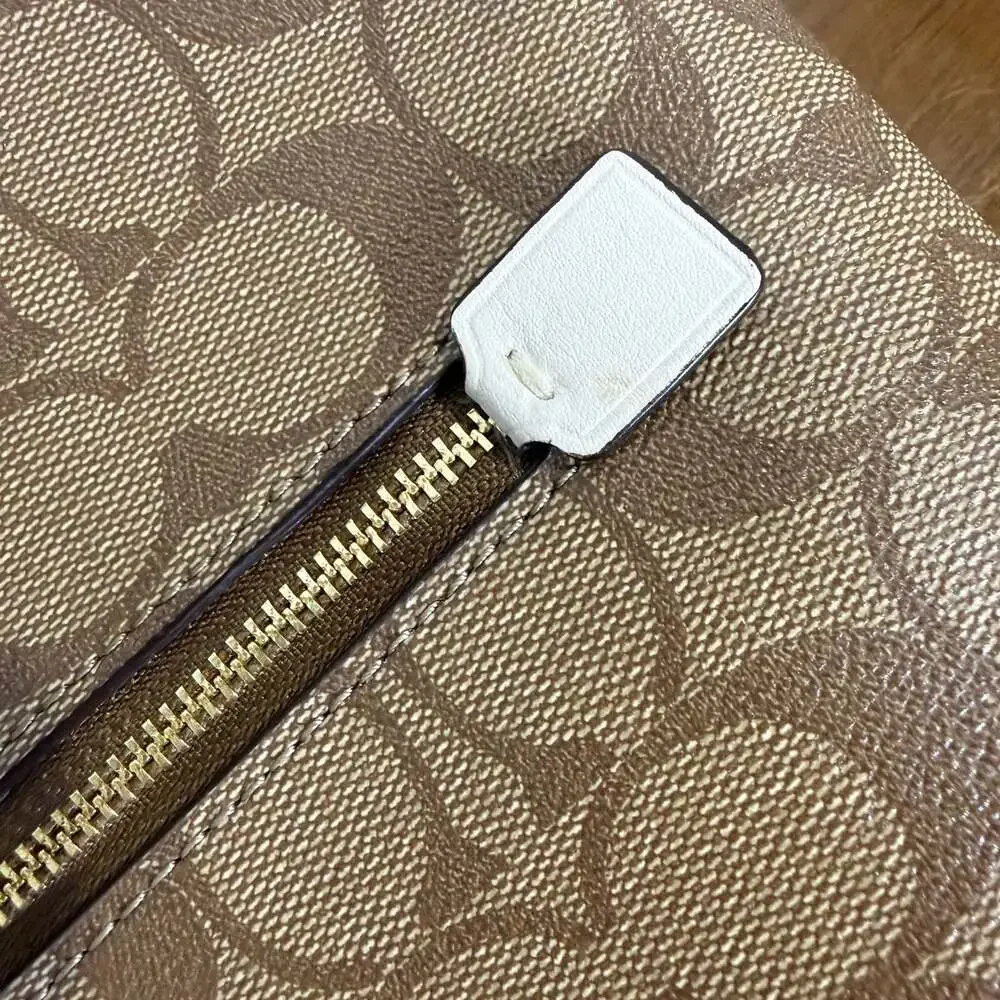 Coach Signature Coated Canvas Rowan File Bag Crossbody